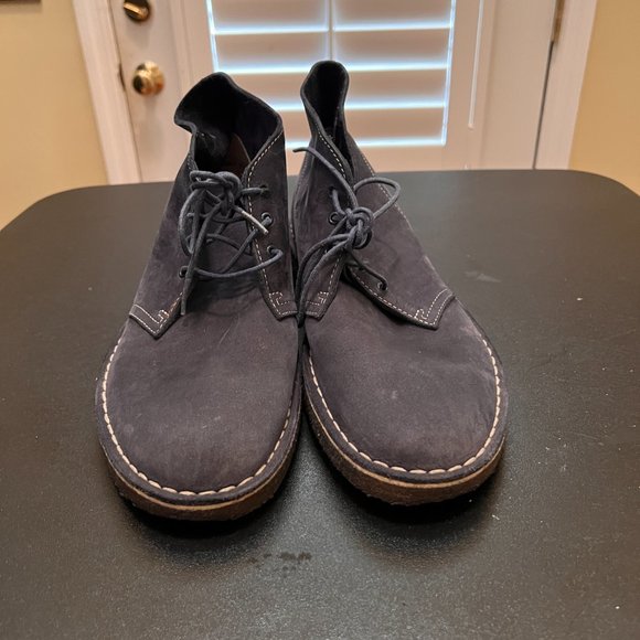 Clarks size 10 blue suede boots shoes main image 10